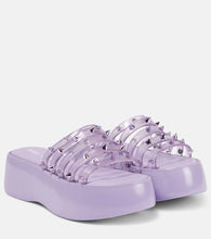 Jean Paul Gaultier x Melissa Becky Punk Love PVC platform slides