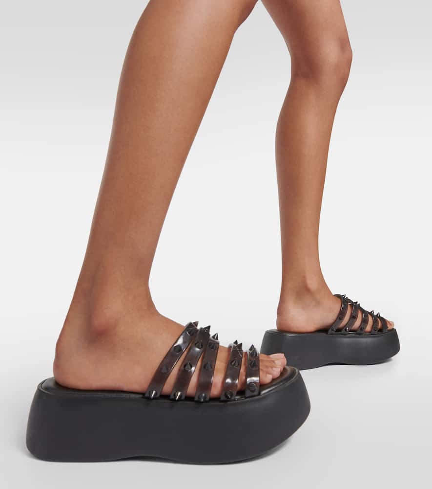 Jean Paul Gaultier x Melissa Becky Punk platform slides