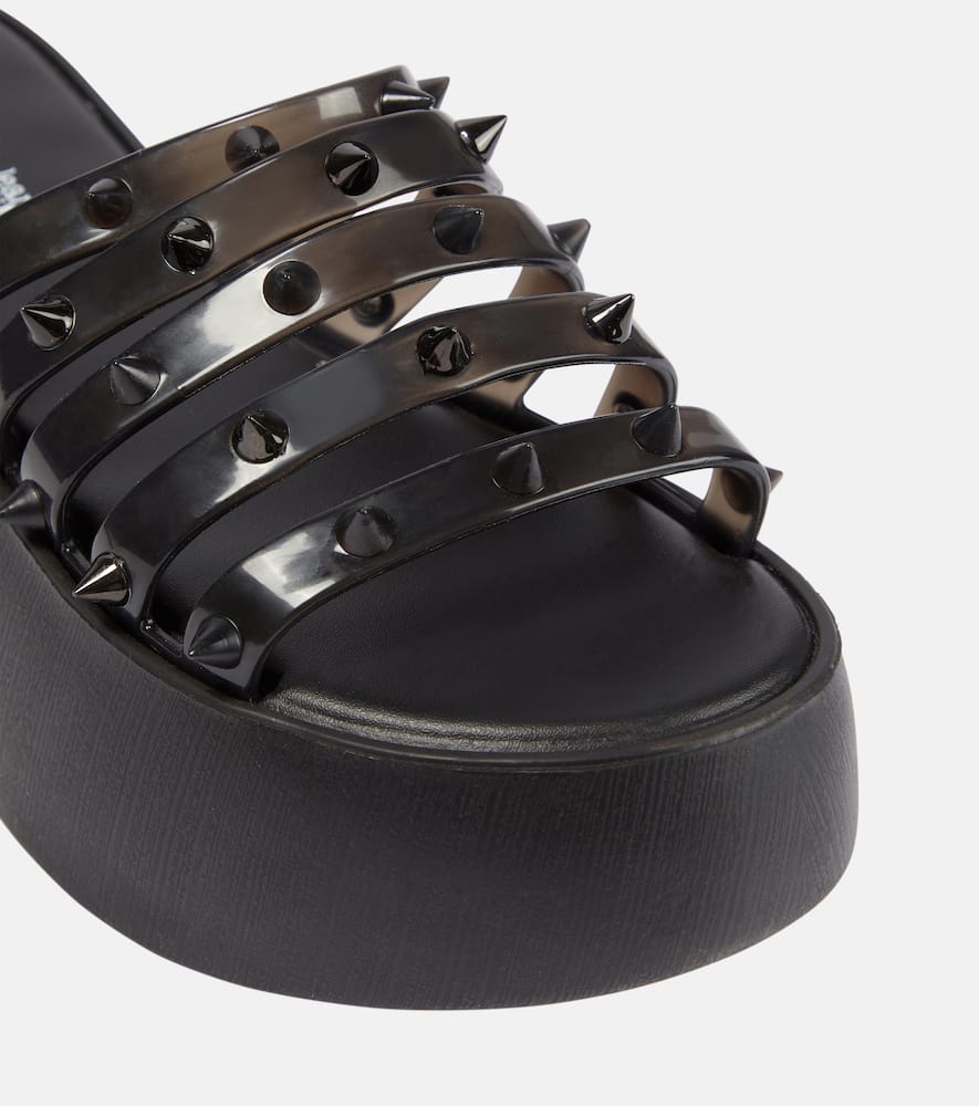 Jean Paul Gaultier x Melissa Becky Punk platform slides
