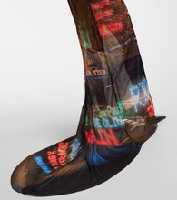 Jean Paul Gaultier x Shayne Oliver printed tulle gown