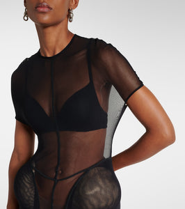 Jean Paul Gaultier x Shayne Oliver tulle gown