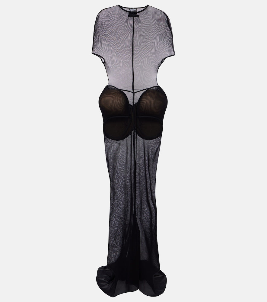 Jean Paul Gaultier x Shayne Oliver tulle gown. Jean Paul Gaultier x Shayne Oliver 薄纱礼服