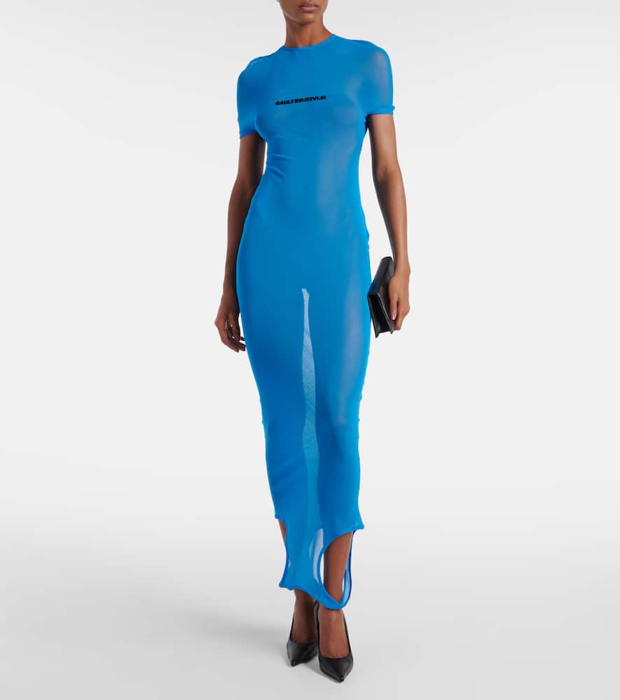 Jean Paul Gaultier x Shayne Oliver tulle minidress