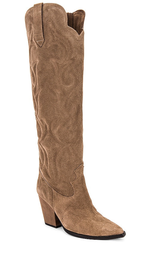Jeffrey Campbell Amigos Lo Boot in Taupe