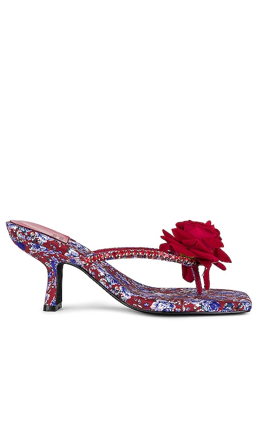 Jeffrey Campbell Botanical Sandal in Red - Sandale botanique Jeffrey Campbell en rouge - Jeffrey Campbell 红色植物凉鞋 - Jeffrey Campbell Botanical Sandale in Rot - Jeffrey Campbell 보태니컬 샌들레드 색상 - Sandalo botanico Jeffrey Campbell in rosso