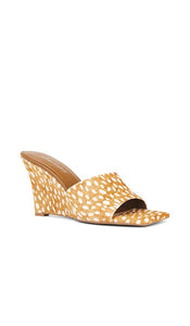 Jeffrey Campbell Capital-F Sandal in Beige