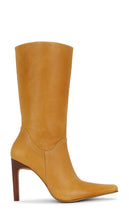 Jeffrey Campbell Dotty Boot in Brown | Camel Heeled Boots for Women