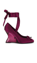 Jeffrey Campbell Efface Pump in Burgundy | Berry Pump Heels for Women