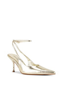 Jeffrey Campbell Executive Heels in Metallic Gold