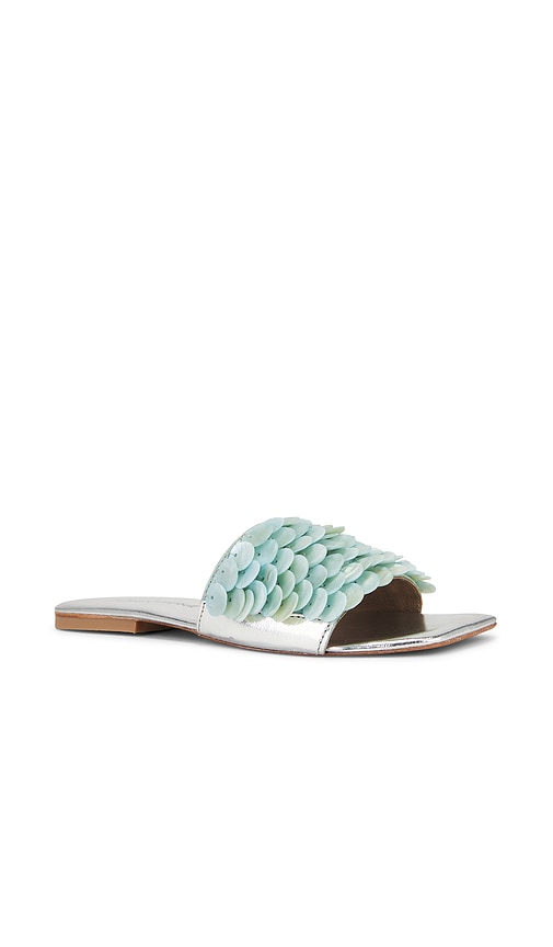 Jeffrey Campbell Fishy Slides in Blue