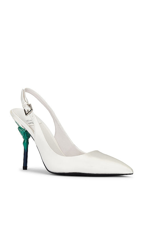 Jeffrey Campbell Floretta Heel in White