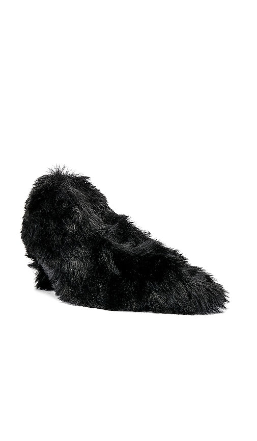 Jeffrey Campbell Fluffer Heel in Black