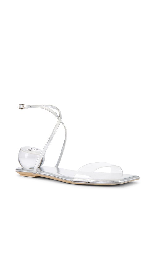 Jeffrey Campbell Foretell Sandals in Metallic Silver, grey