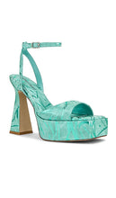 Jeffrey Campbell Grooving Platform Sandal in Mint