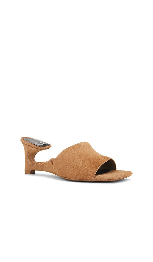 Jeffrey Campbell Heels Up Mules in Beige