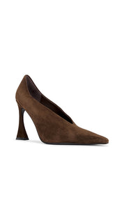 Jeffrey Campbell Hints-hi Pump in Chocolate