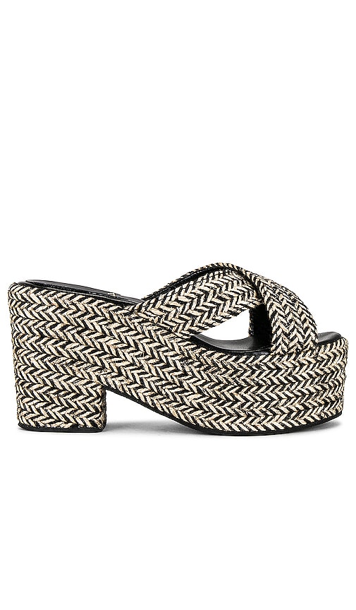 Jeffrey Campbell Isadore Platform Mule in Black - Jeffrey Campbell - Mules à plateforme Isadore en noir - Jeffrey Campbell Isadore 黑色厚底穆勒鞋 - Jeffrey Campbell Isadore Plateau-Mule in Schwarz - Jeffrey Campbell Isadore 플랫폼 뮬 블랙 색상 - Sabot con plateau Jeffrey Campbell Isadore in nero