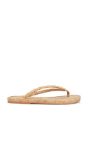 Jeffrey Campbell Jia Slippers in Brown | Cork Flip Flop Sandals for Women