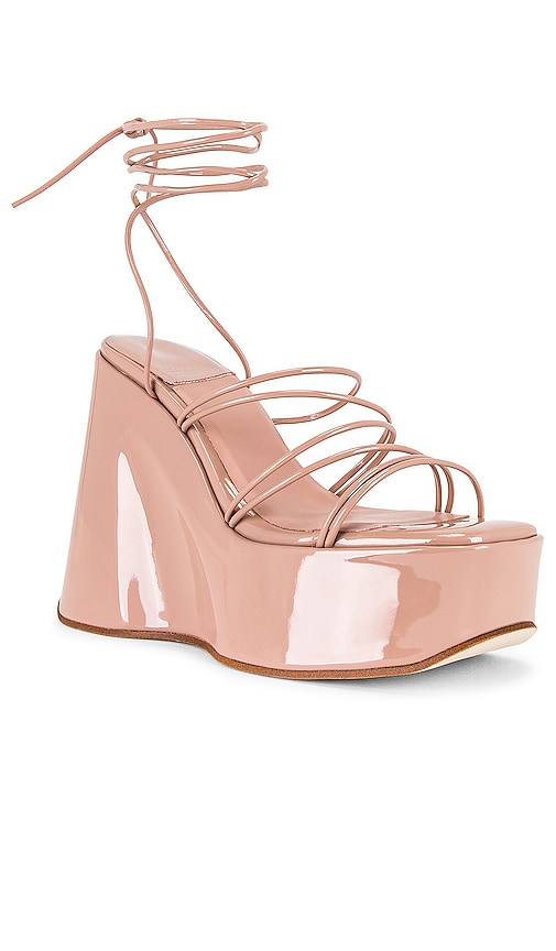 Jeffrey Campbell Levels Sandal in Nude