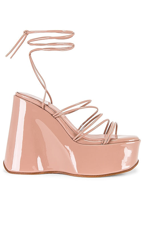 Jeffrey Campbell Levels Sandal in Nude - Jeffrey Campbell Levels Sandale en nu - 杰弗里·坎贝尔 (Jeffrey Campbell) 穿裸色凉鞋 - Jeffrey Campbell Levels Sandale in Nude - Jeffrey Campbell 레벨 샌들 누드 컬러 - Jeffrey Campbell livella il sandalo in nudo
