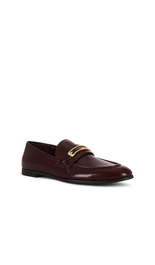 Jeffrey Campbell Loafed Loafer in Wine