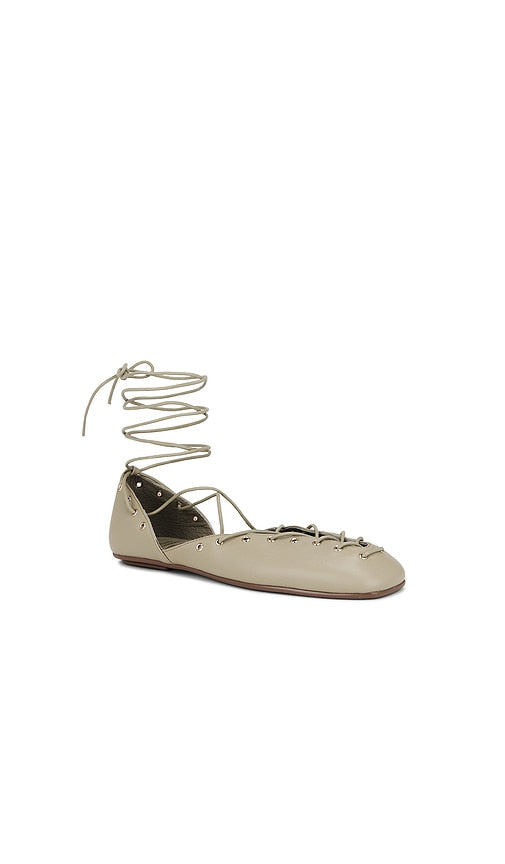 Jeffrey Campbell Martine Flats in Sage