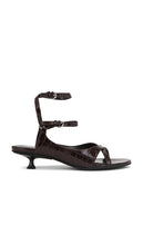 Jeffrey Campbell Mistie Sandals in Chocolate | Brown Open Toe Heels for Women