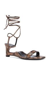 Jeffrey Campbell Reversed Sandals in Brown
