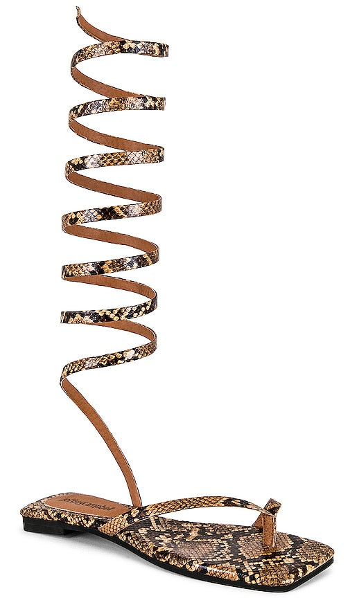 Jeffrey Campbell Slinky Sandal in Tan