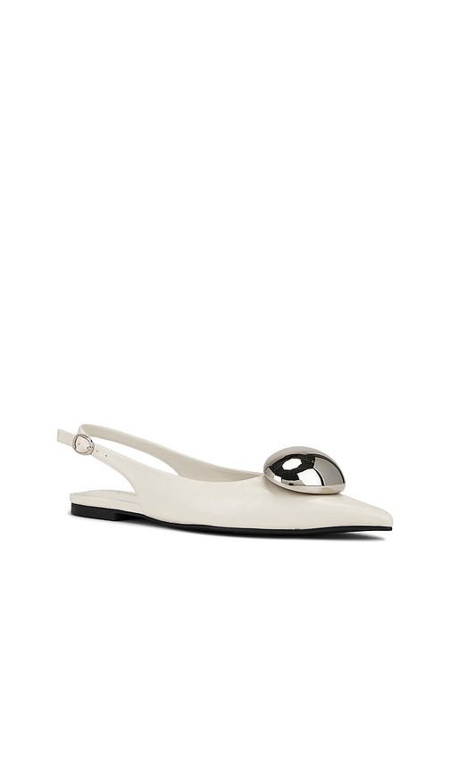Jeffrey Campbell Tactful Flats in Cream
