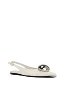 Jeffrey Campbell Tactful Flats in Cream