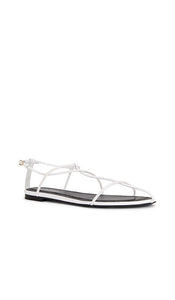 Jeffrey Campbell Trawl Flat in White