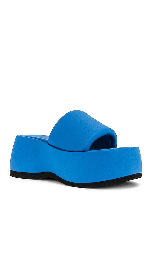 Jeffrey Campbell Txt Me Platform Sandal in Blue