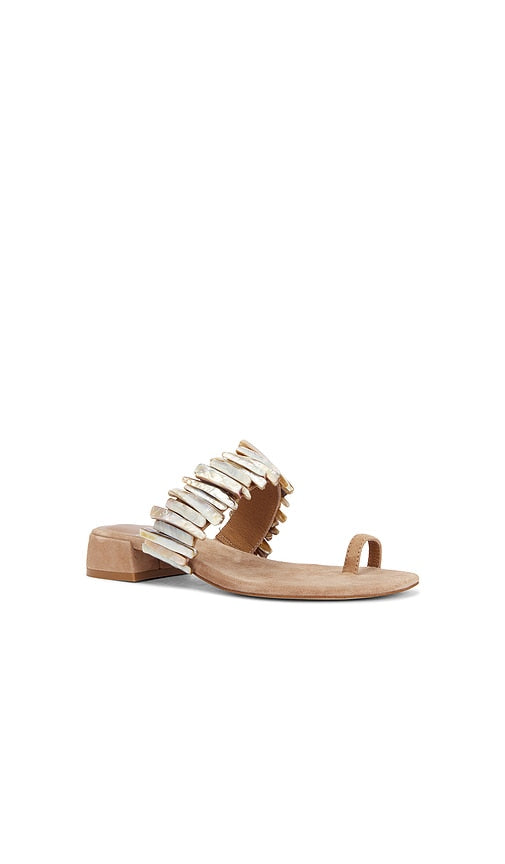Jeffrey Campbell Undine-S Sandal in Beige
