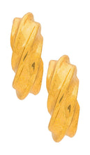 Jennifer Behr Aaryn Hoop Earring in Metallic Gold