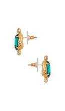 Jennifer Behr Alice Stud Earrings in Green