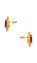 Jennifer Behr Alice Stud Earrings in Red
