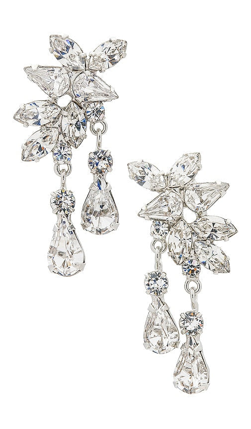 Jennifer Behr Delias Earring in Metallic Silver