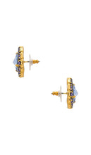 Jennifer Behr Dominique Stud Earring in Blue