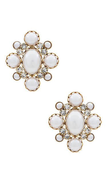 Jennifer Behr Jubilee Earrings in Metallic Gold