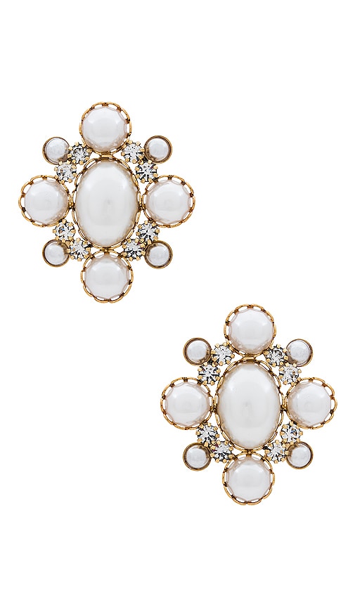 Jennifer Behr Jubilee Earrings in Metallic Gold