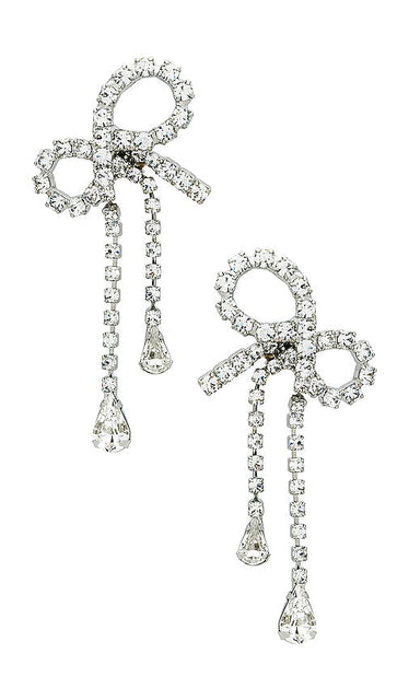 Jennifer Behr Mirabelle Earrings in Metallic Silver