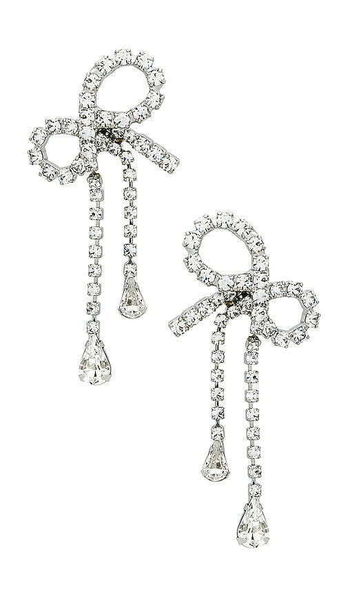 Jennifer Behr Mirabelle Earrings in Metallic Silver