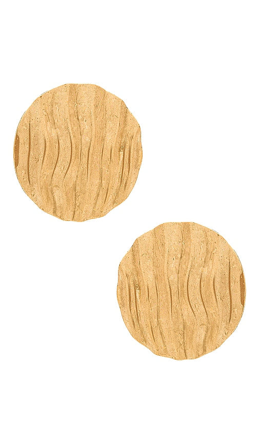 Jennifer Behr Rio Earrings in Metallic Gold