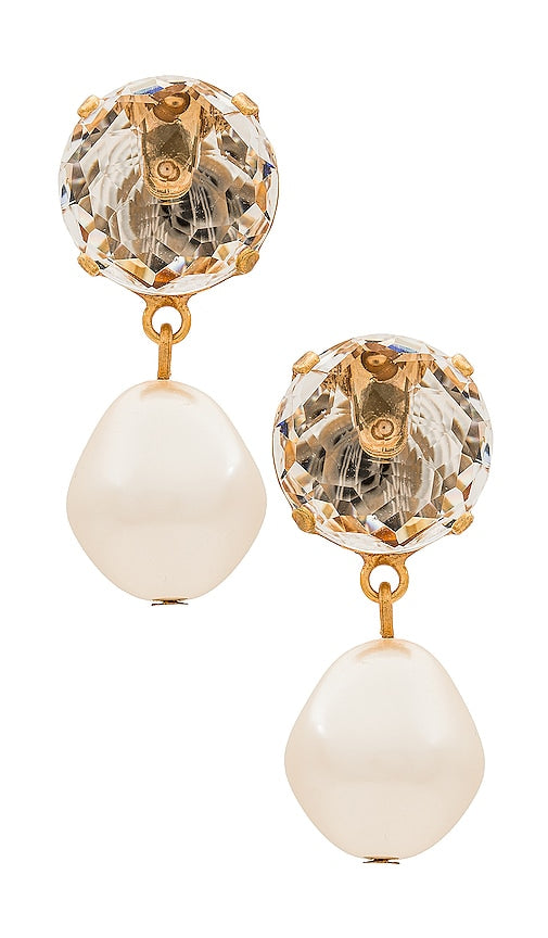 Jennifer Behr Tabitha Earring in Metallic Gold