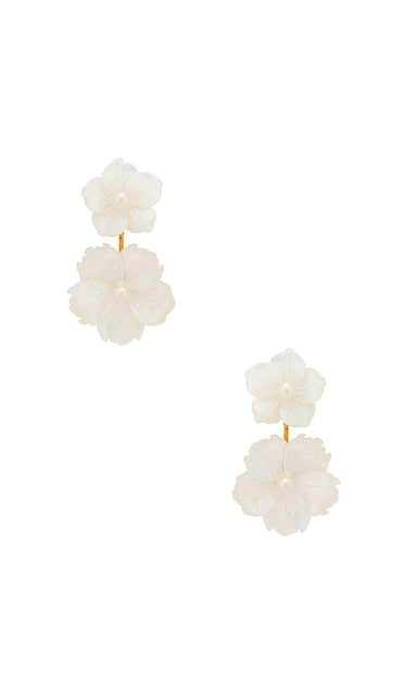 Jennifer Behr Tibby Earrings in White
