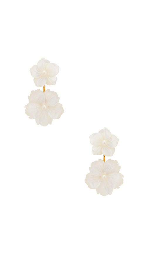 Jennifer Behr Tibby Earrings in White