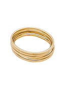 Jenny Bird Dane Bangle Set in Metallic Gold