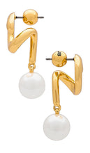 Jenny Bird Daphne Earring in Metallic Gold