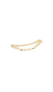 Jenny Bird Francis Anklet in Metallic Gold